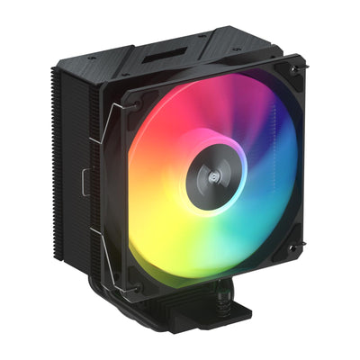 FSP NP5 Black ARGB CPU Cooler for Intel LGA: 1851/1700/1200 AMD:AM4/AM5 , 6mm x 4PCS Heatpipes with Direct Contact