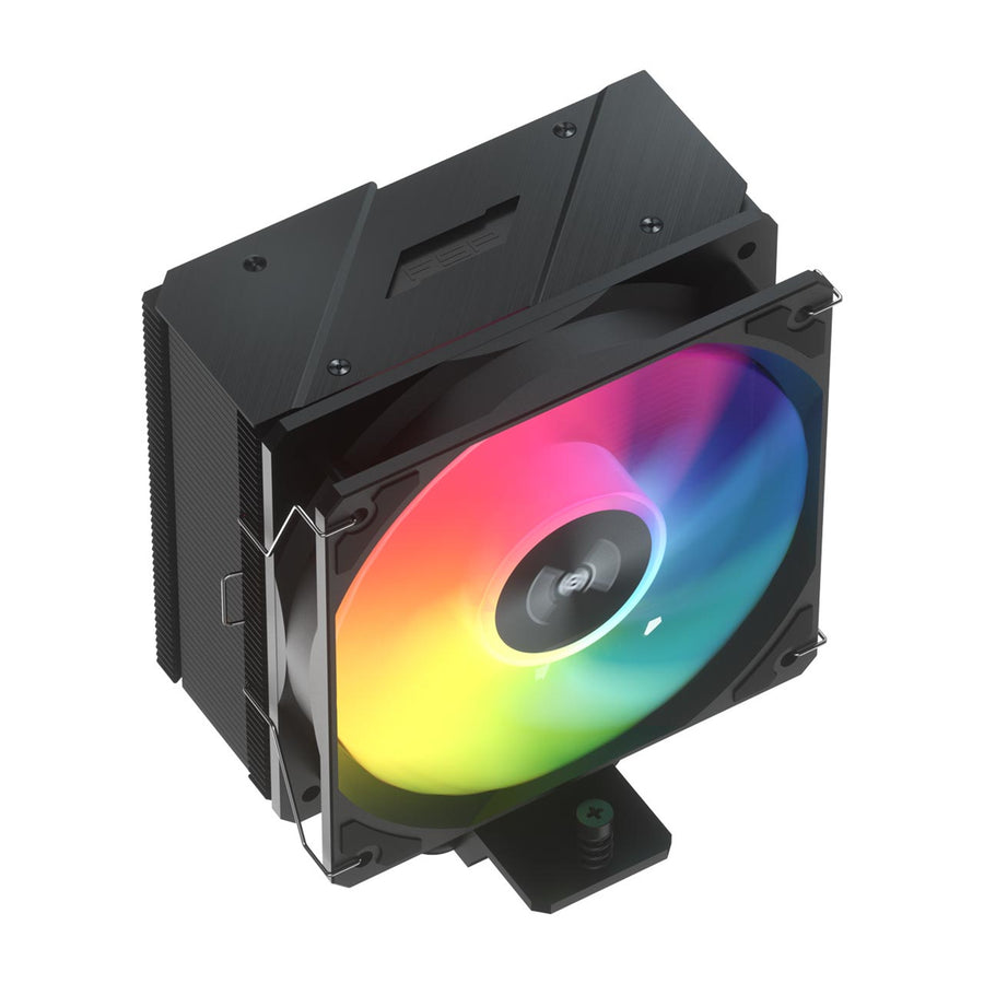 FSP NP5 Black ARGB CPU Cooler for Intel LGA: 1851/1700/1200 AMD:AM4/AM5 , 6mm x 4PCS Heatpipes with Direct Contact