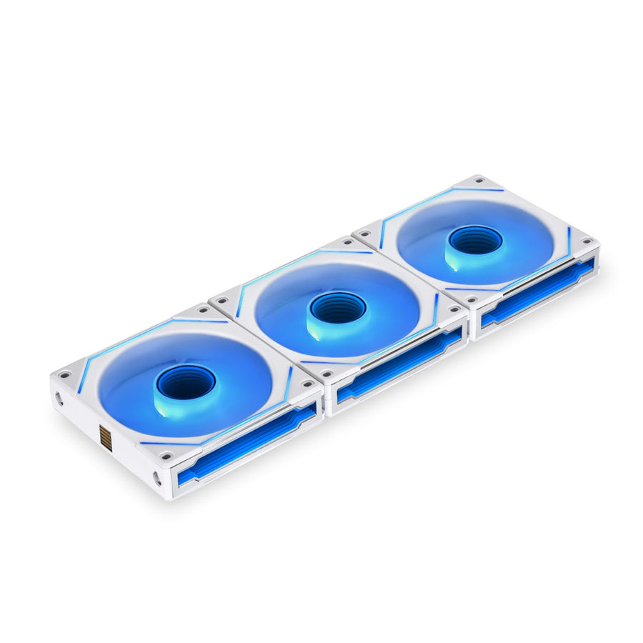 Lian Li UNI FAN SL Infinity Digital Addressable RGB 120 Fan, 3 pack with controller , White