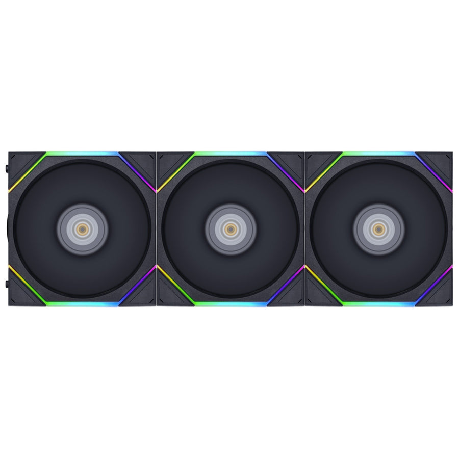 Lian Li UNI FAN TL120 Digital Addressable RGB 120 Fan, 3 Pack, Black