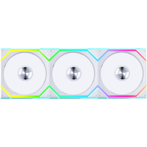 Lian Li UNI FAN SL Wireless 120 - Reverse 3 Packed White, L-Wireless Controller Included
