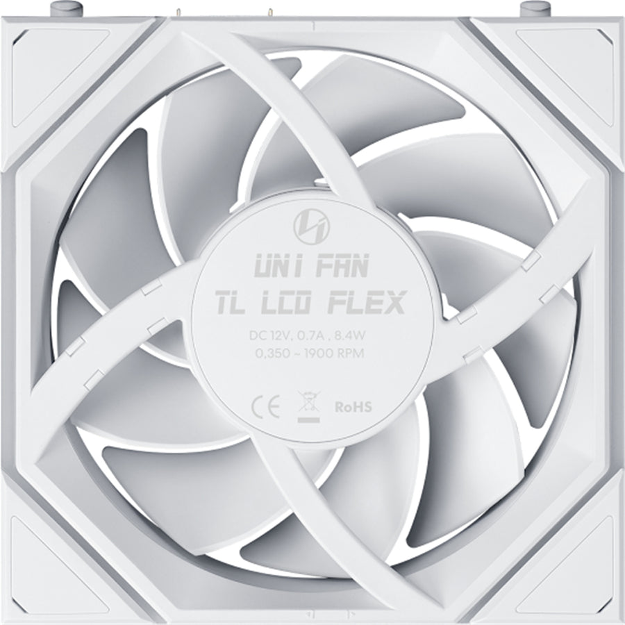 Lian Li FLEX TL LCD 120 White Single Package, Controller Required