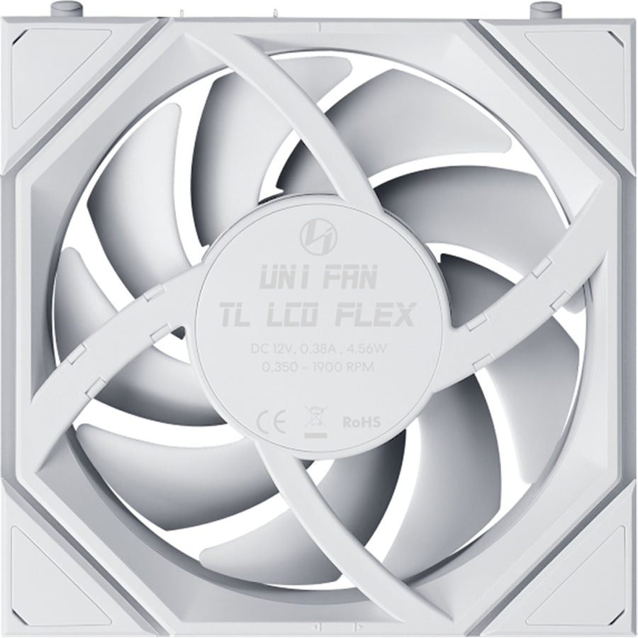 Lian Li FLEX TL LCD 120 Reverse White Single Package, Controller Required