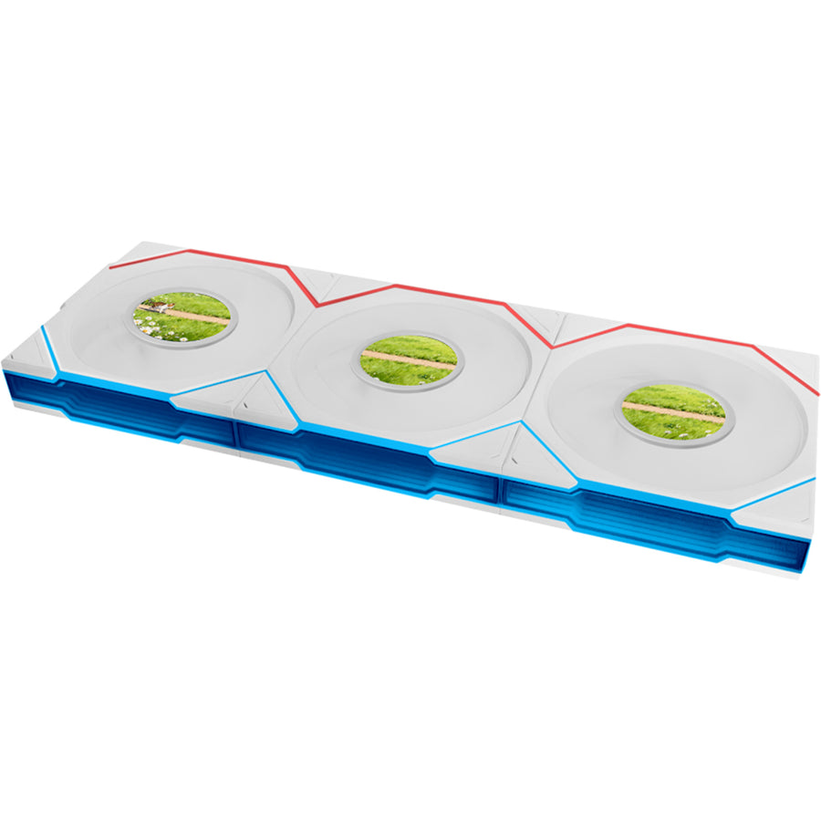 Lian Li FLEX TL LCD 120 Reverse White 3 Pack, Controller Required