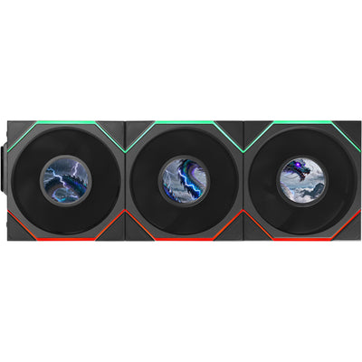 Lian Li FLEX TL LCD 120 Reverse Black 3 Pack, Controller Required