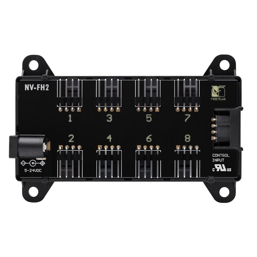 NOCTUA NV-FH2 8 Channel PWM Fan Hub Suitable for 5V, 12V, and 24V Fans