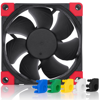 NOCTUA NF-A8-PWM-CH-BK-S Chromax Black Swap High-Efficiency Quiet 80mm Fan Chromax Black - Swap Edition