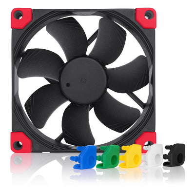 NOCTUA NF-A9-PWM-CH-BK-S Chromax Black Swap High-Efficiency Quiet 92mm Fan Chromax Black - Swap Edition