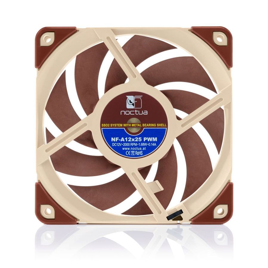 NOCTUA NF-A12x25-PWM High-Efficiency Quiet 120mm Fan 4-Pin PWM Version