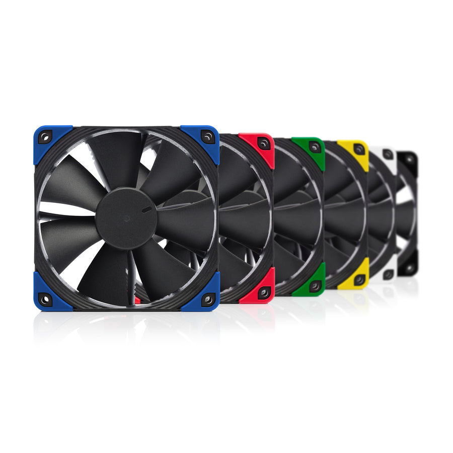 NOCTUA NF-F12-PWM-CH-BK-S Chromax Black Swap Pressure-Optimised 120mm Fan Chromax Black - Swap Edition, 1500RPM Case Fan