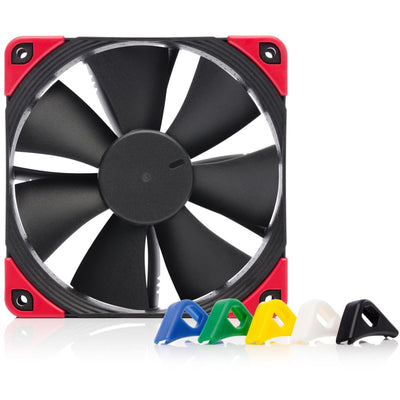 NOCTUA NF-F12-PWM-CH-BK-S Chromax Black Swap Pressure-Optimised 120mm Fan Chromax Black - Swap Edition, 1500RPM Case Fan