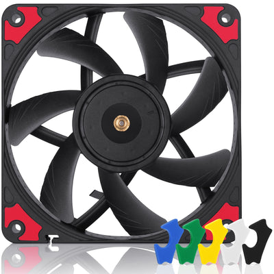 NOCTUA NF-A12x15-PWM-CH-BK-S Chromax Black Swap Slim 120x15mm Premium Fan Chromax Black - Swap Edition,