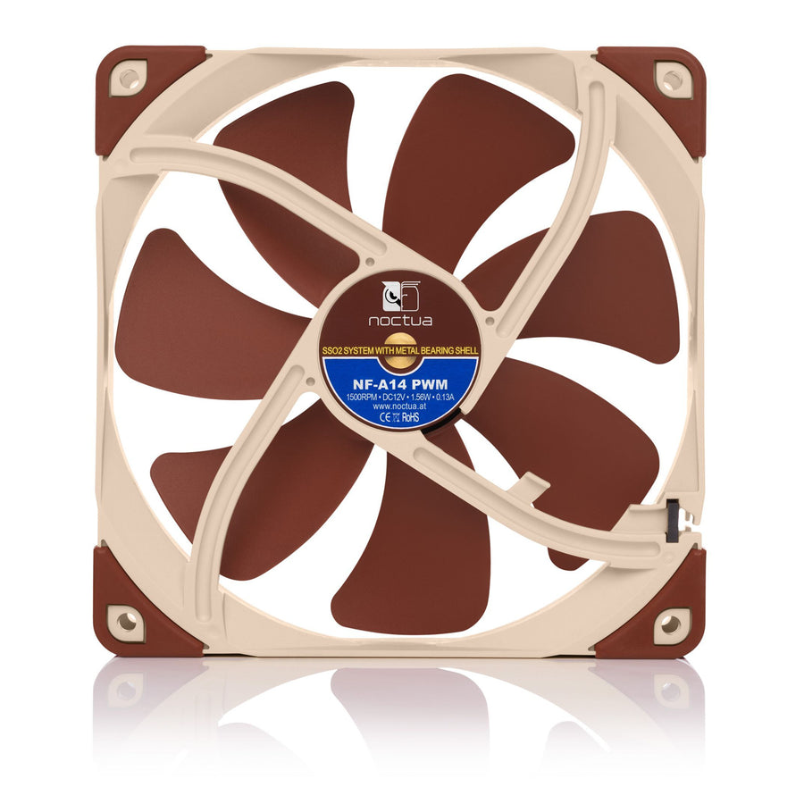 NOCTUA NF-A14 PWM High-Efficiency Quiet 140mm Fan 4-Pin PWM Version