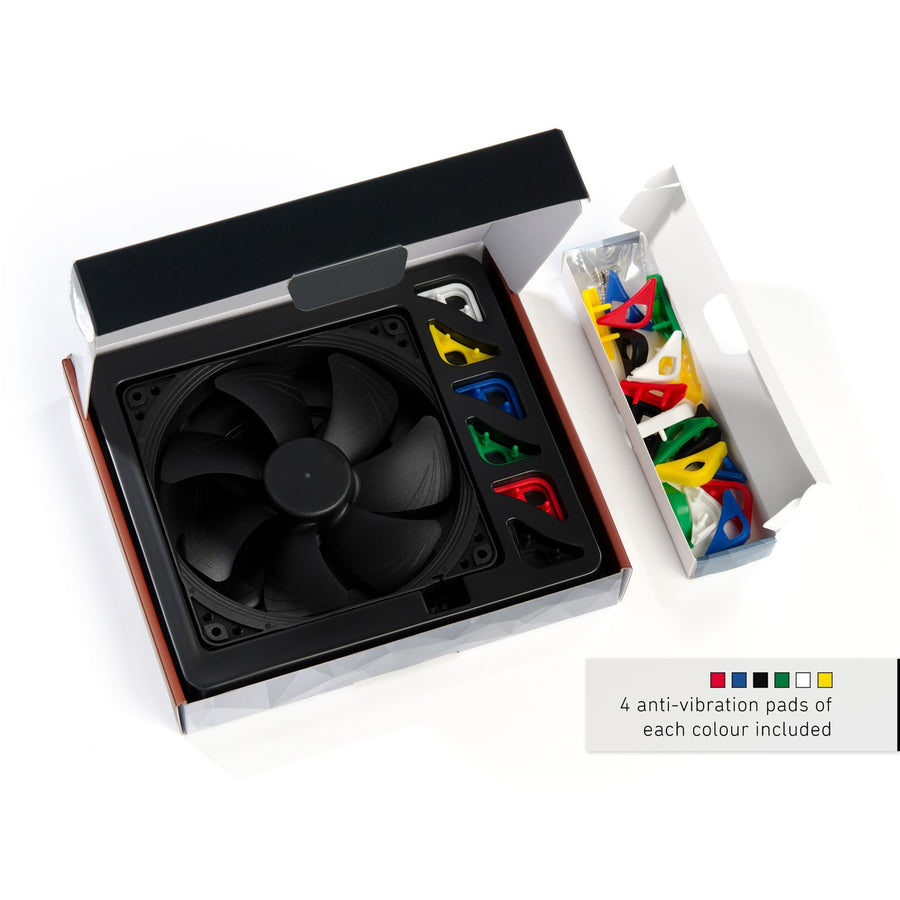 NOCTUA NF-A14-PWM-CH-BK-S Chromax Black Swap High-Efficiency Quiet 140mm Fan Chromax Black - Swap Edition,1500RPM MAX