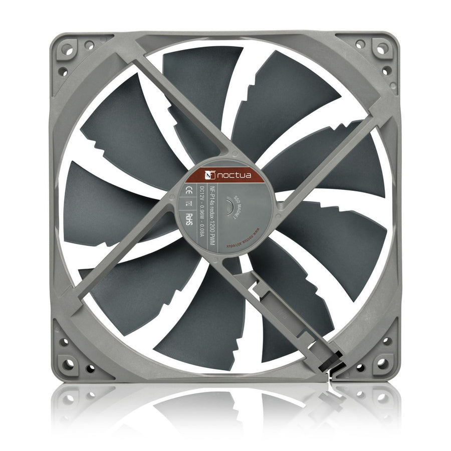 NOCTUA NF-P14S-REDUX-1200-PWM Classic Quiet 140mm Fan 4-Pin PWM, 1200RPM MAX