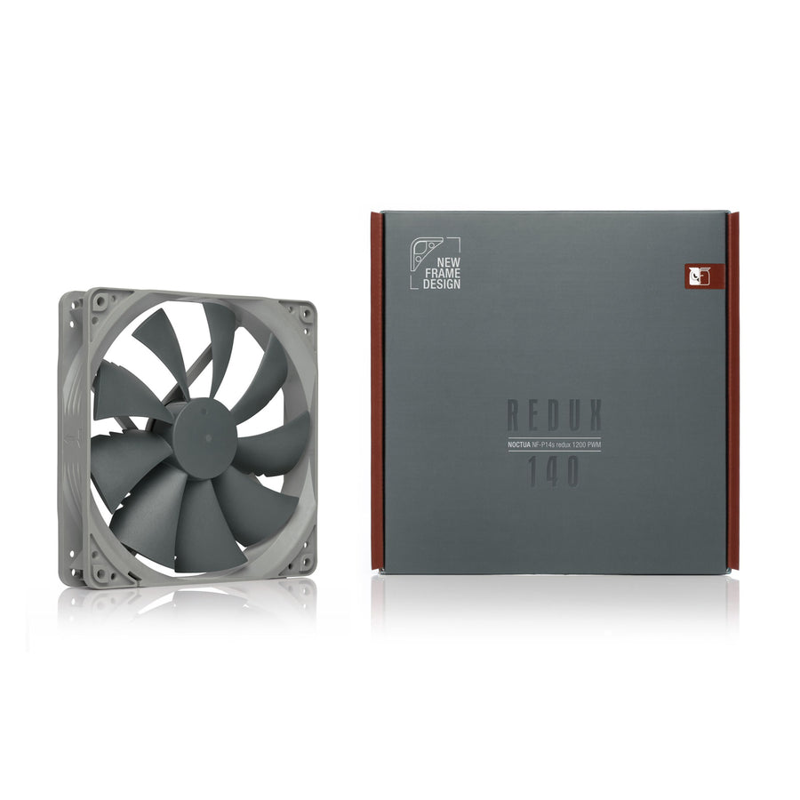 NOCTUA NF-P14S-REDUX-1200-PWM Classic Quiet 140mm Fan 4-Pin PWM, 1200RPM MAX