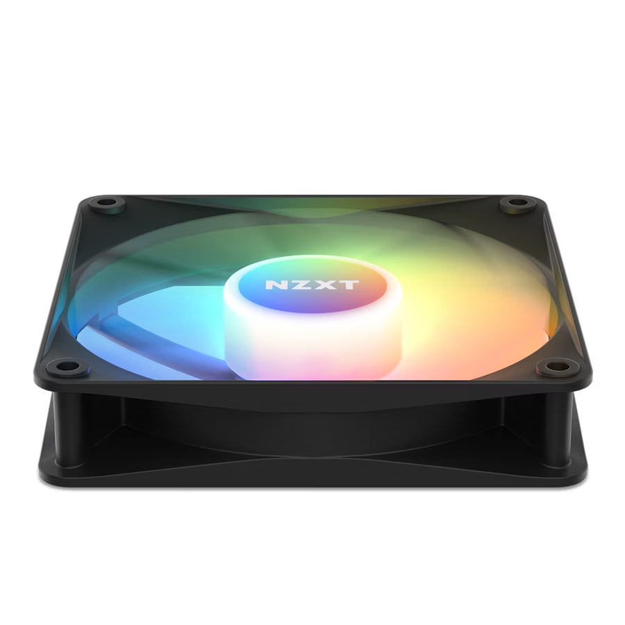 NZXT F120 Core RGB Black 120mm RGB FAN, Single pack, Requires NZXT RGB lighting Controller