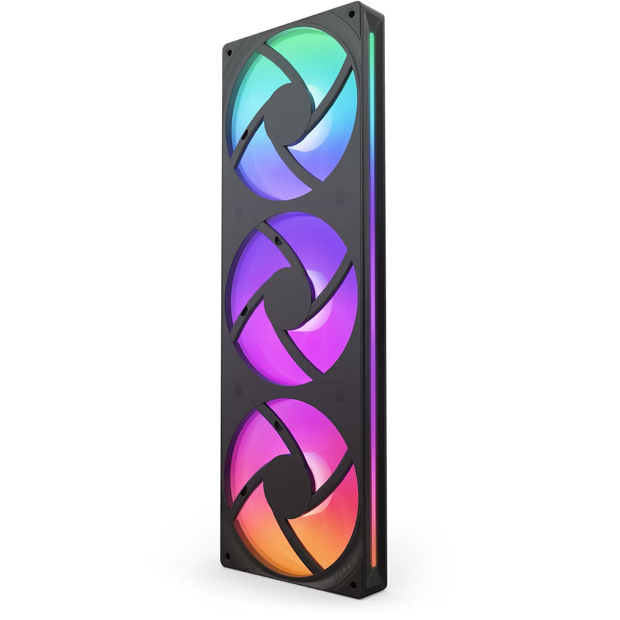 NZXT F Series 360 RGB Core PWM Fan single frame with Three Fans Black