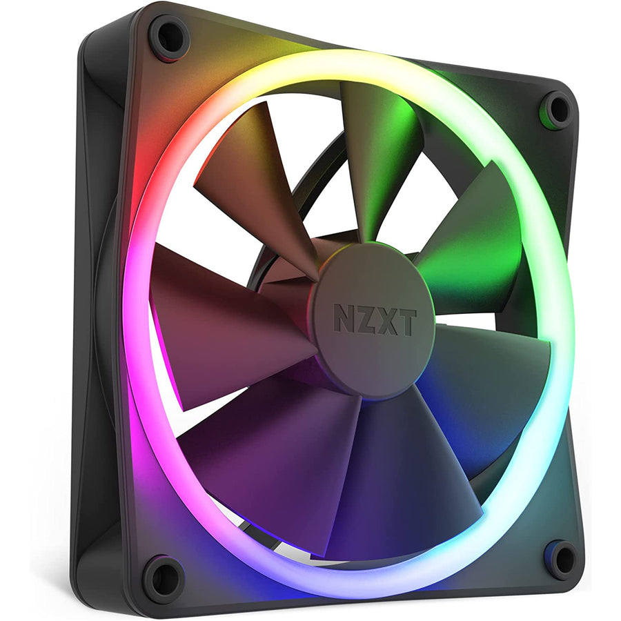 NZXT Aer 2 F120 RGB Black 120mm Triple Starter Pack, RGB, PWM, RGB Controller Included