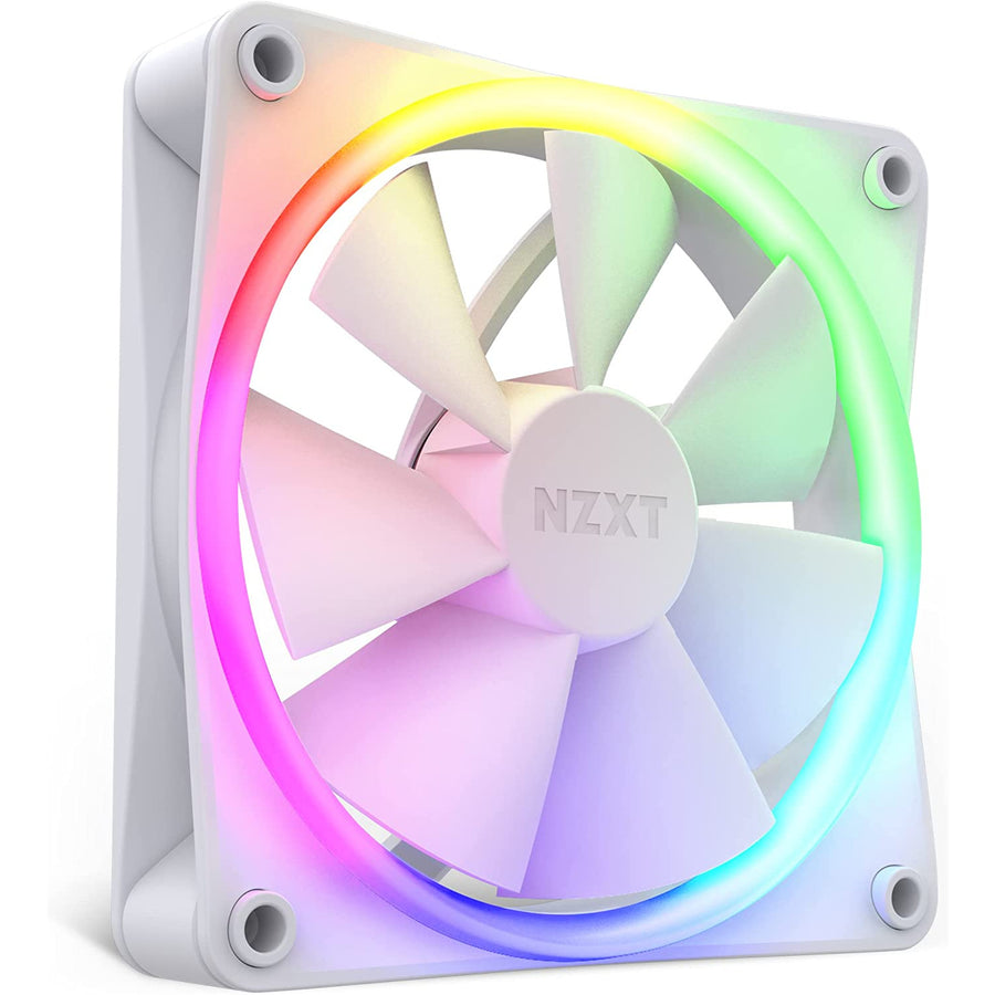 NZXT Aer 2 F120 RGB White 120mm Triple Starter Pack, RGB, PWM, RGB Controller Included