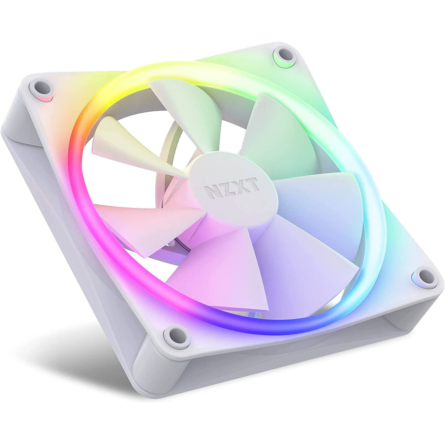 NZXT Aer 2 F120 RGB White 120mm Triple Starter Pack, RGB, PWM, RGB Controller Included