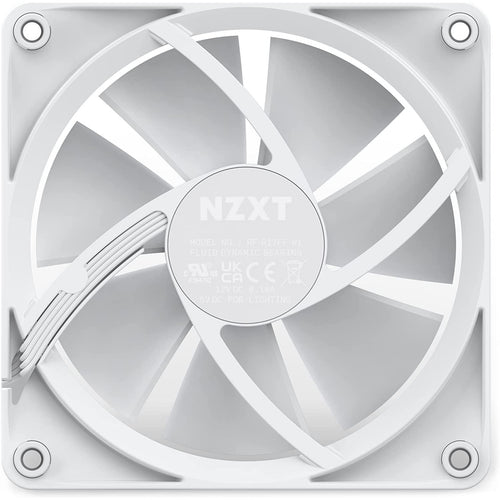 NZXT Aer 2 F120 RGB White 120mm Triple Starter Pack, RGB, PWM, RGB Controller Included