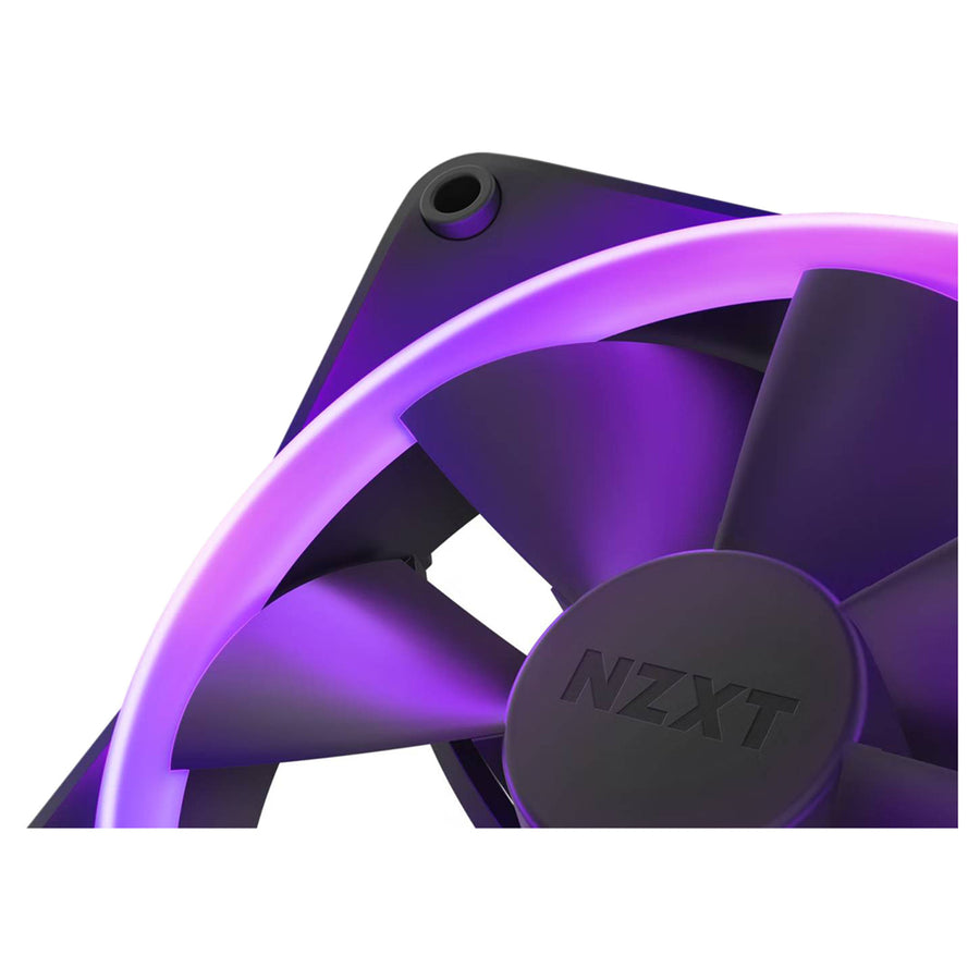 NZXT F140 RGB Black 140mm Twin Pack Case Fan. RGB, PWM, RGB Controller Included
