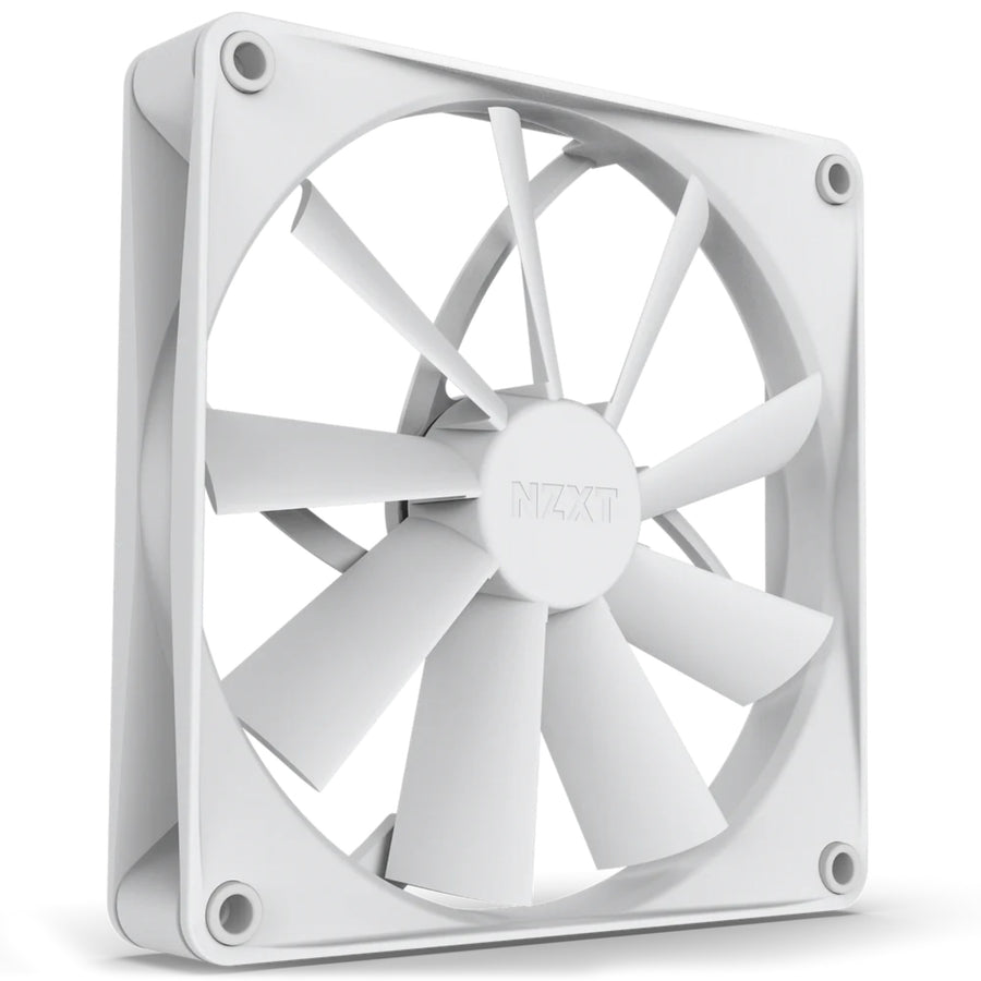 NZXT Aer F Quiet Airflow F140 White 140mm Single Case Fan, PWM,