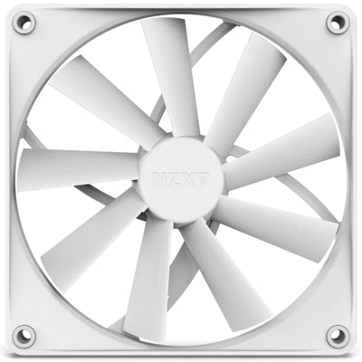 NZXT Aer F Quiet Airflow F140 White 140mm Single Case Fan, PWM,