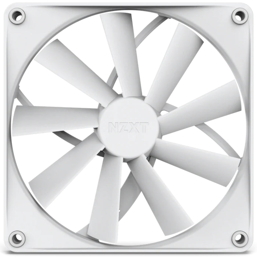 NZXT Aer F Quiet Airflow F140 White 140mm Single Case Fan, PWM,