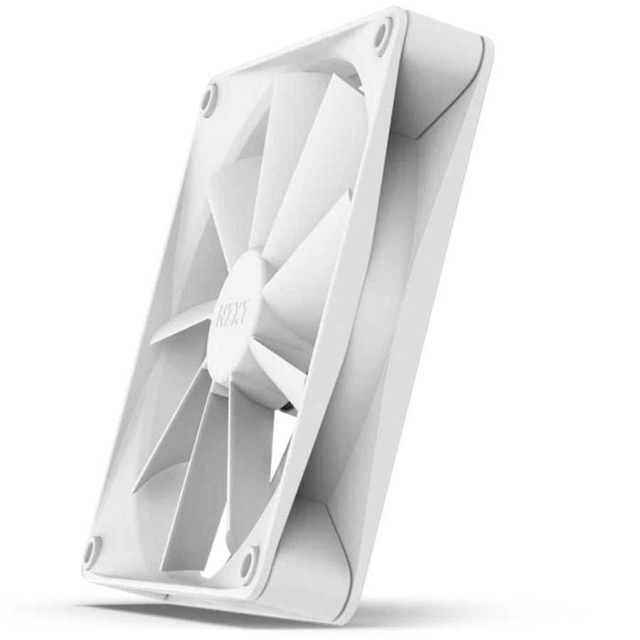 NZXT Aer F Quiet Airflow F140 White 140mm Single Case Fan, PWM,