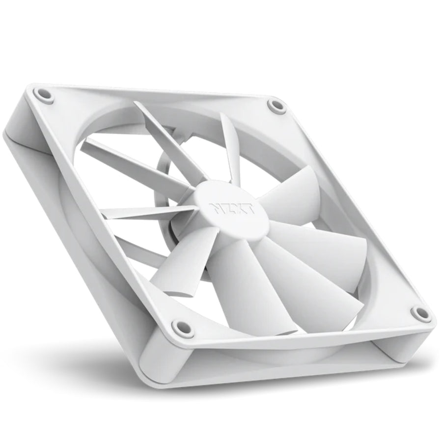 NZXT Aer F Quiet Airflow F140 White 140mm Single Case Fan, PWM,