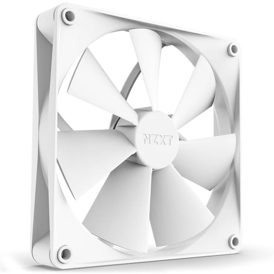 NZXT Aer F Static Pressure F140 White 140mm Single Case Fan,