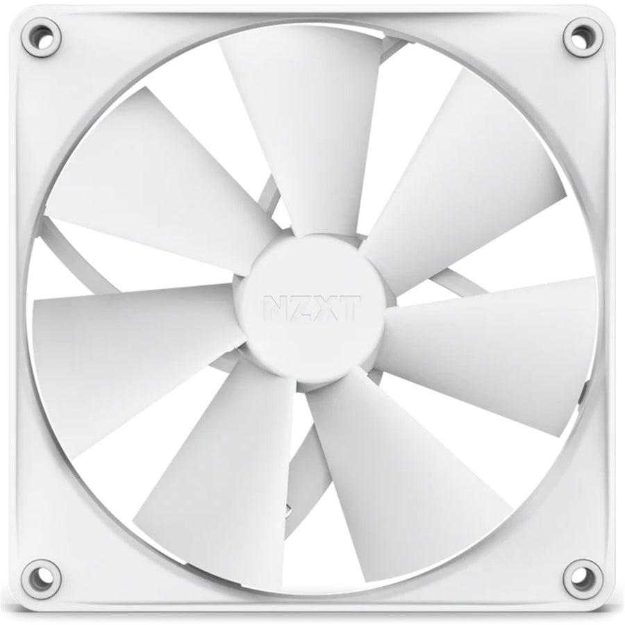 NZXT Aer F Static Pressure F140 White 140mm Single Case Fan,