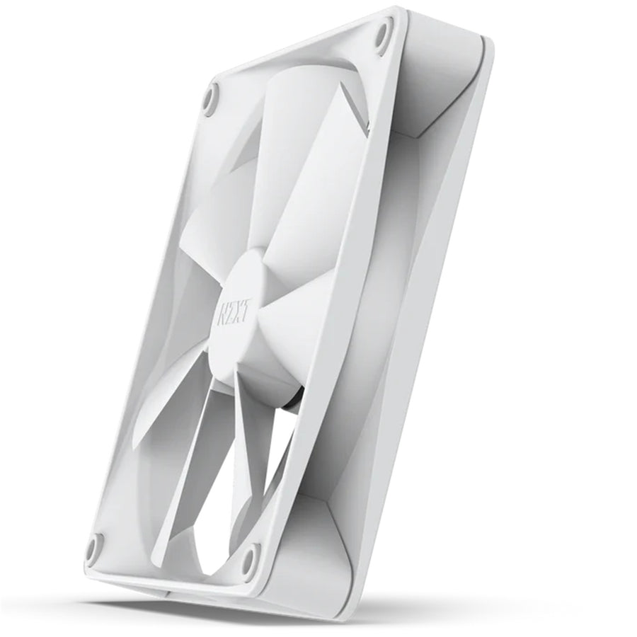 NZXT Aer F Static Pressure F140 White 140mm Single Case Fan,