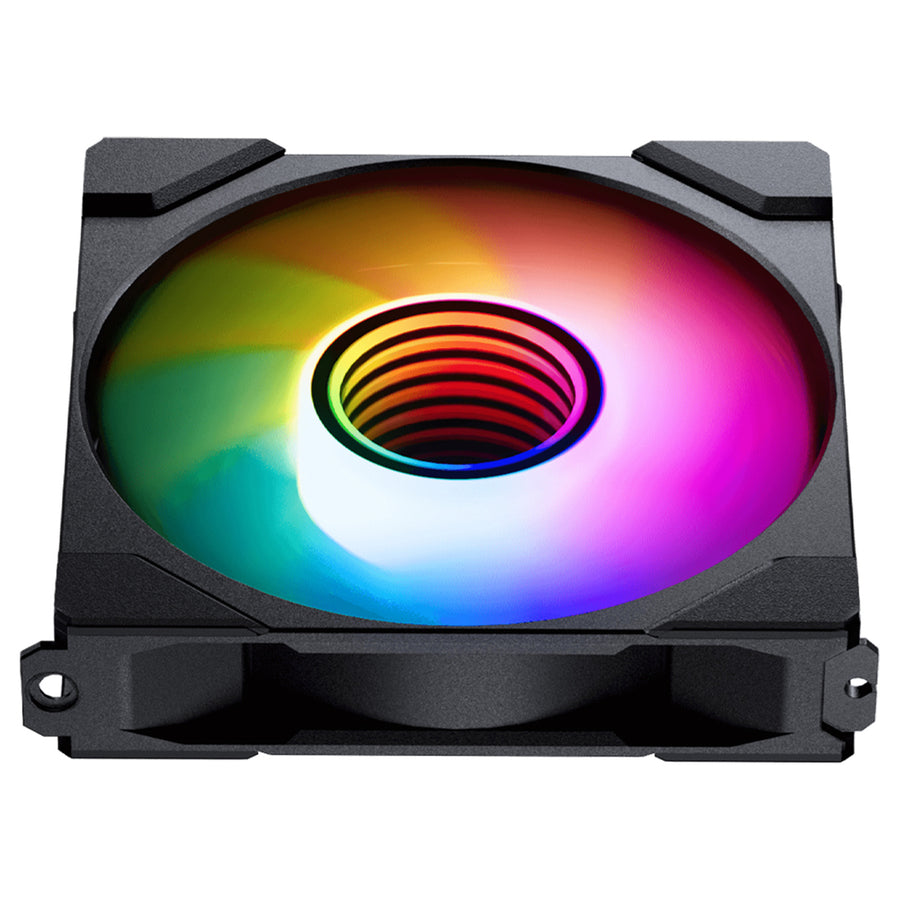 Phanteks M25 G2 120mm PWM ARGB Fan, 3 Pack Reverse, Modular Design with Daisy-chain Unified Fan Frame, Black,