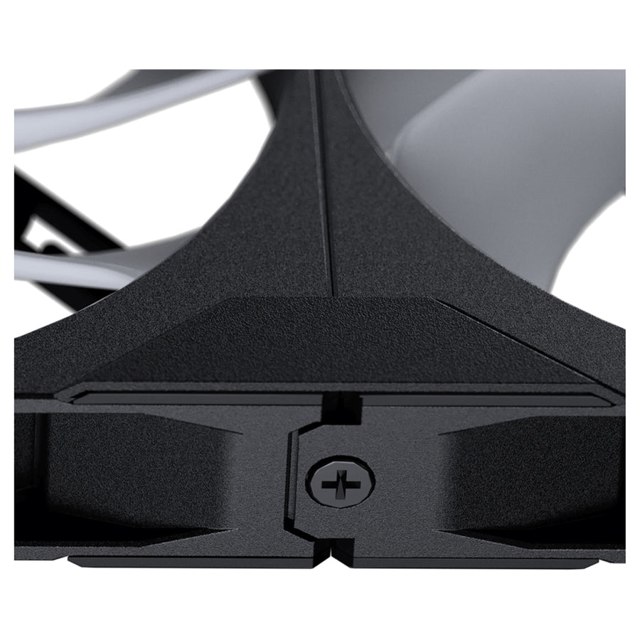 Phanteks M25 G2 120mm PWM ARGB Fan, 3 Pack Reverse, Modular Design with Daisy-chain Unified Fan Frame, Black,