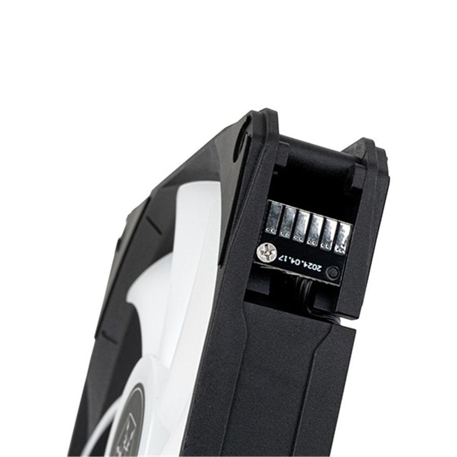 Silverstone Air Nexus 120mm PWM ARGB 500~1500RPM - Black, Modular Connection - 3x 120mm Fan Pack