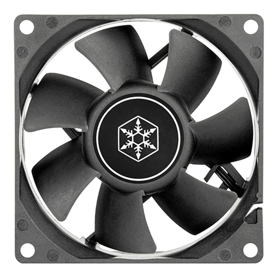 Silverstone FN80 Case 80mm Fan 12V, 3 pin connector., 80mm X 80mm X 25mm