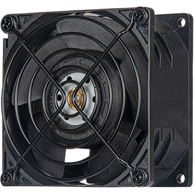 Silverstone FHS80X 80mm High Performance industrial fan 80x80x38mm PWM 2000~10000rpm, 2Ball bearing, Black Color