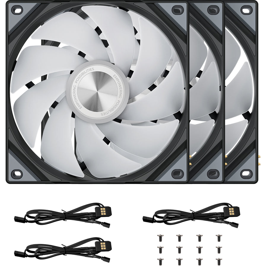 TRYX ROTA SL ARGB 120mm Fan, Triple Pack , Black