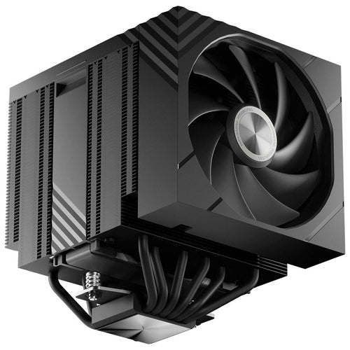 TRYX TURRIS T620 CPU Dual Tower Air Cooler Black with 5 inch Display, 6 Heatpipes, 120mm Fans for Intel LGA 1851/1700, AMD AM5/AM4