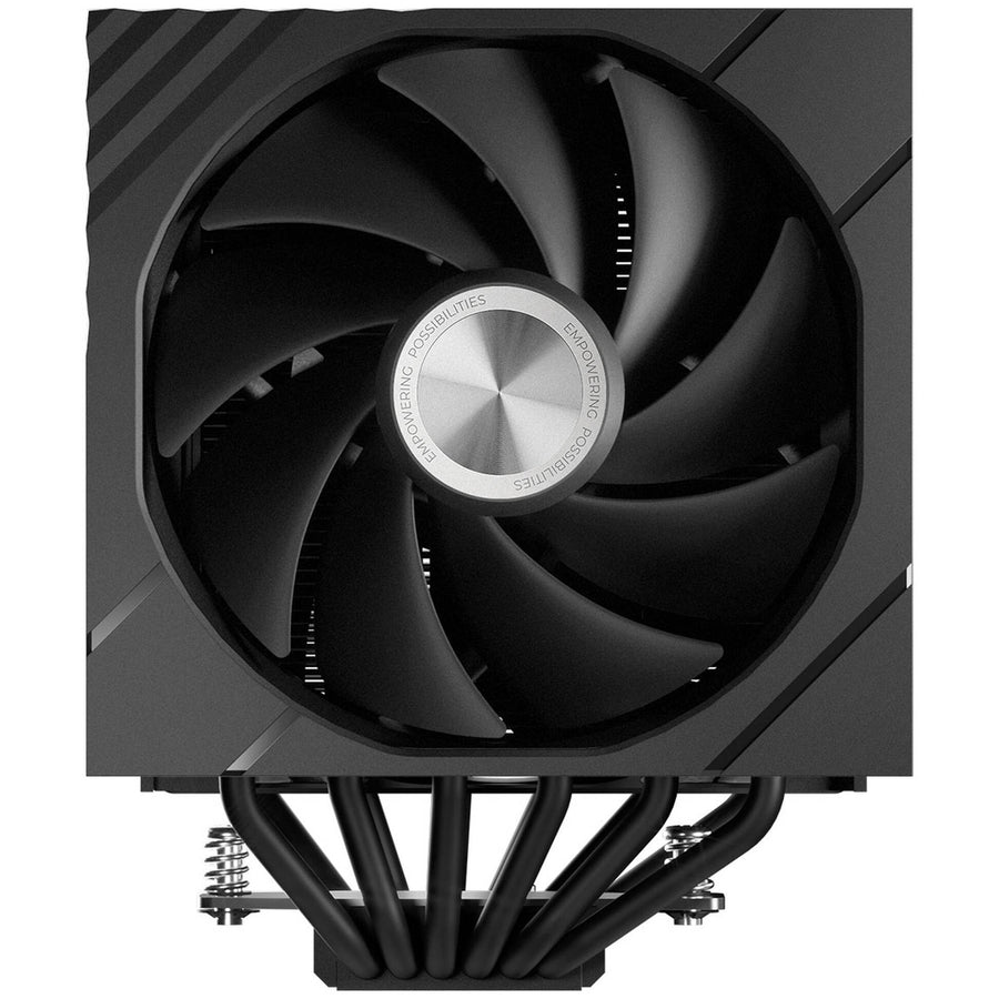 TRYX TURRIS T620 CPU Dual Tower Air Cooler Black with 5 inch Display, 6 Heatpipes, 120mm Fans for Intel LGA 1851/1700, AMD AM5/AM4