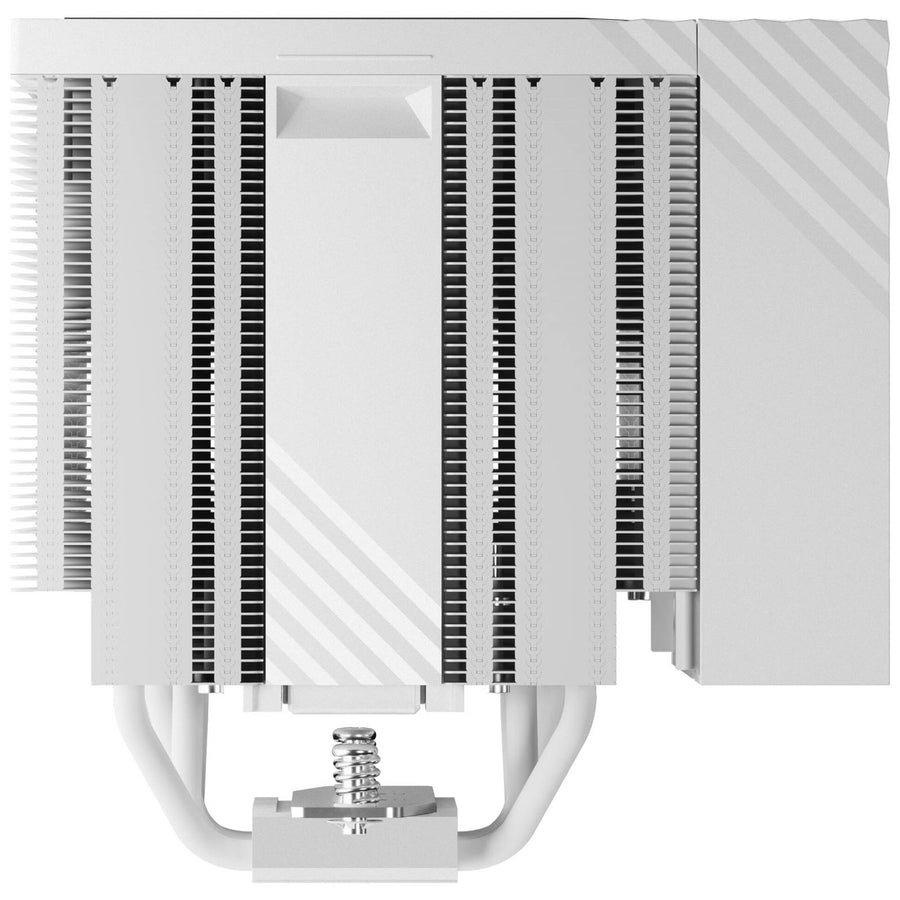 TRYX TURRIS T620 CPU Dual Tower Air Cooler White with 5 inch Display, 6 Heatpipes, 120mm Fans for Intel LGA 1851/1700, AMD AM5/AM4