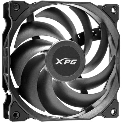 ADATA XPG VENTO 120 Black 120mm Fan 3-Pin, Speed: 1200 RPM, Max Air Flow: 45.3 CFM, Fan noise: 21 dBA