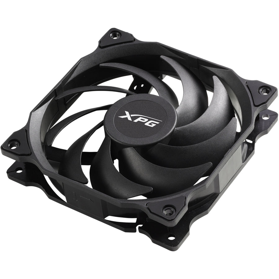 ADATA XPG VENTO 120 Black 120mm Fan 3-Pin, Speed: 1200 RPM, Max Air Flow: 45.3 CFM, Fan noise: 21 dBA