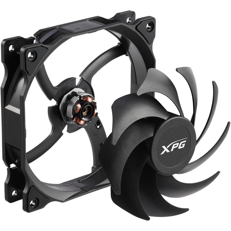 ADATA XPG VENTO 120 Black 120mm Fan 3-Pin, Speed: 1200 RPM, Max Air Flow: 45.3 CFM, Fan noise: 21 dBA