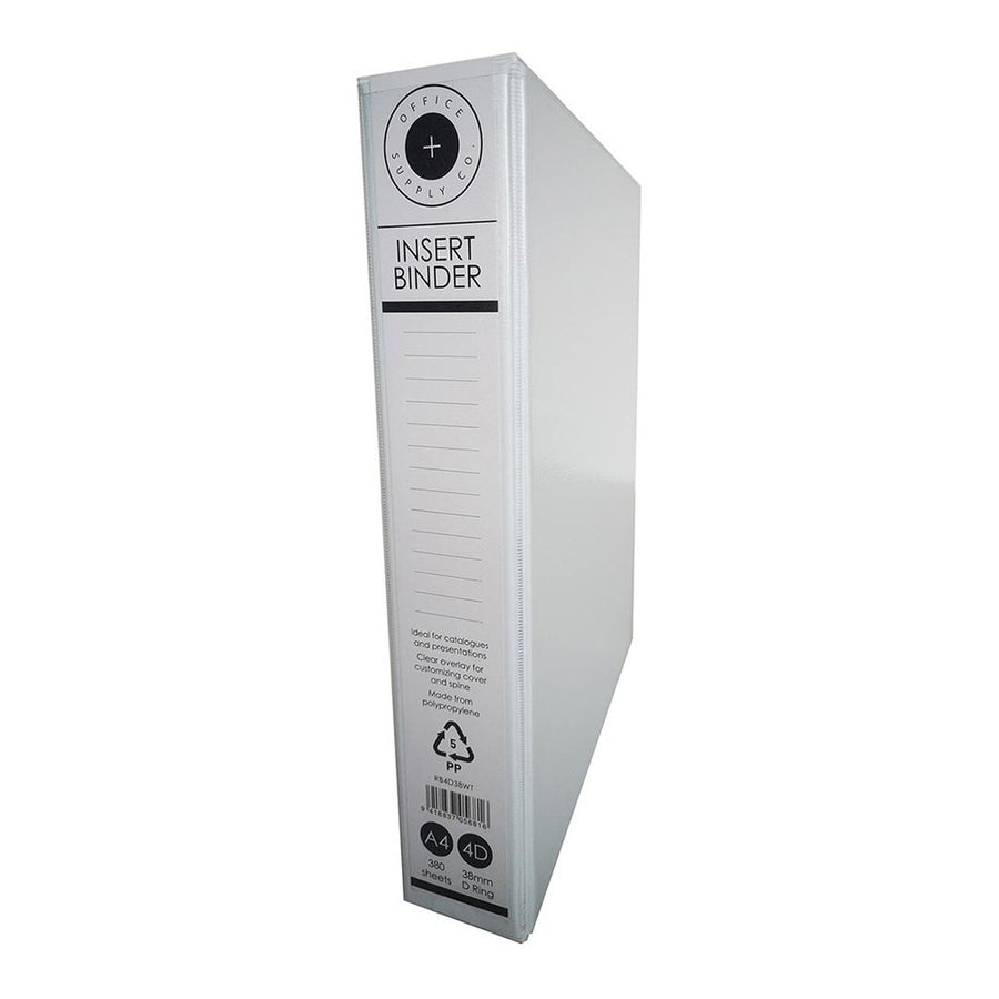 Okin RB4D38WT - OSC Insert Binder A4 4D 38mm White