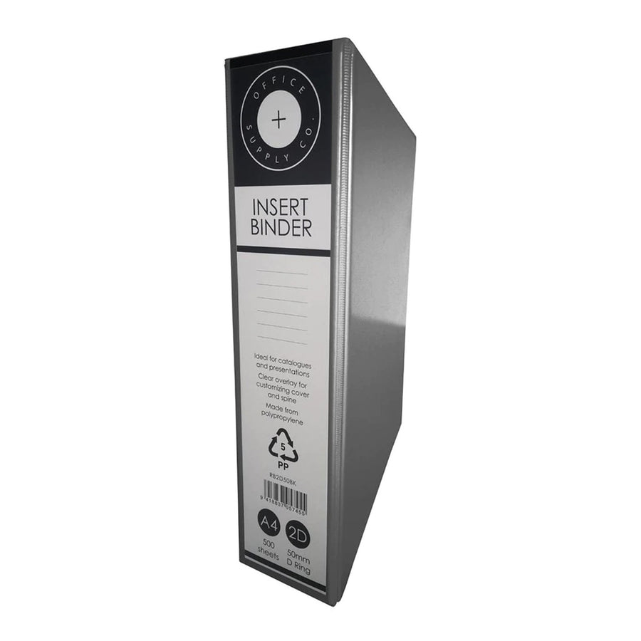 Okin RB2D50BK - OSC Insert Binder A4 2D 50mm Black