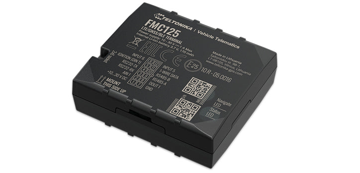 Teltonika Telematics FMC125 - Teltonika FMC125 Advanced LTE terminal with GNSS and LTE/GSM connectivity, RS485/RS232 interfaces and backup battery